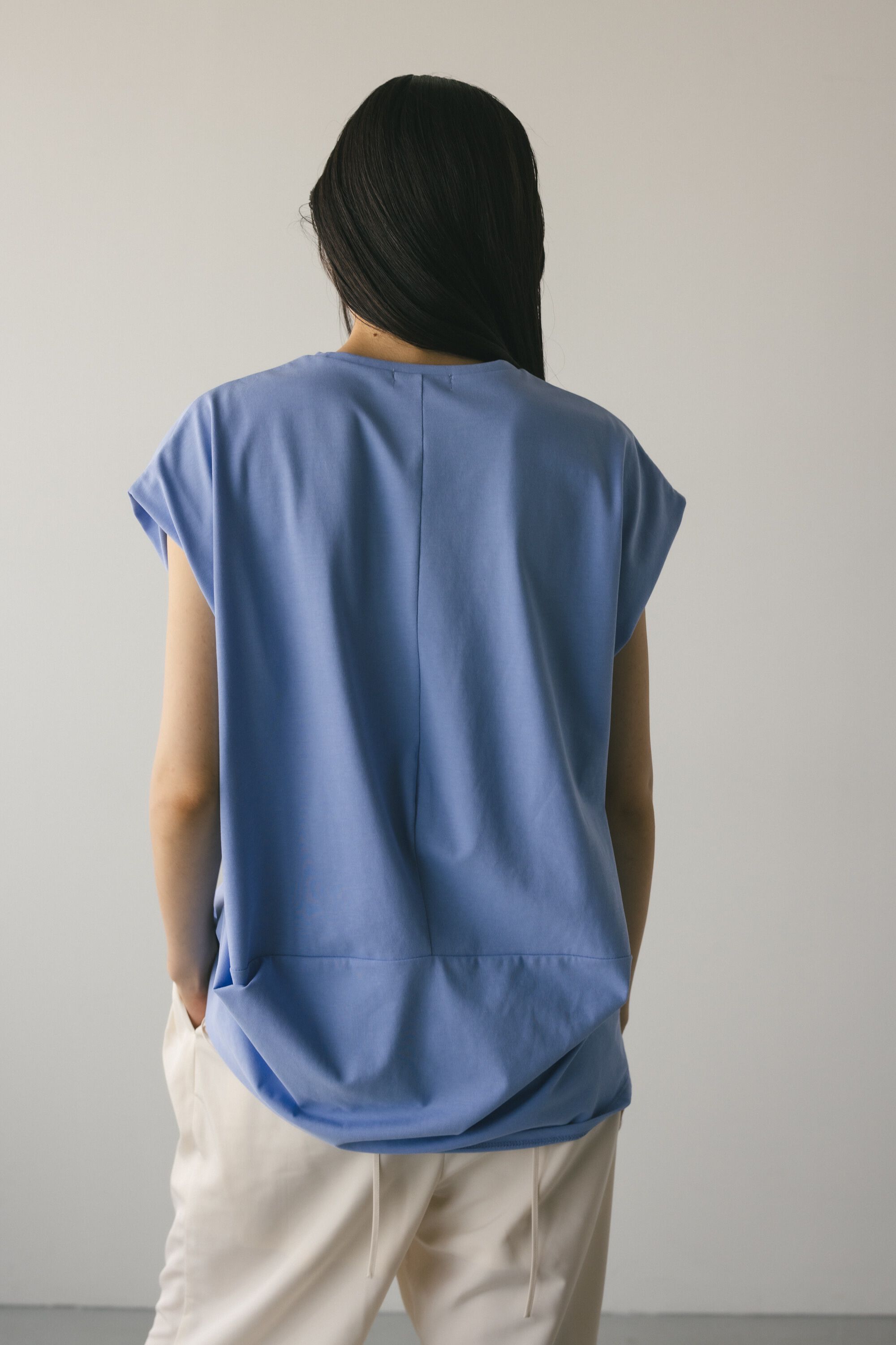 STYLEMIXER「ラウンドドレープカットトップ」|チュニック|