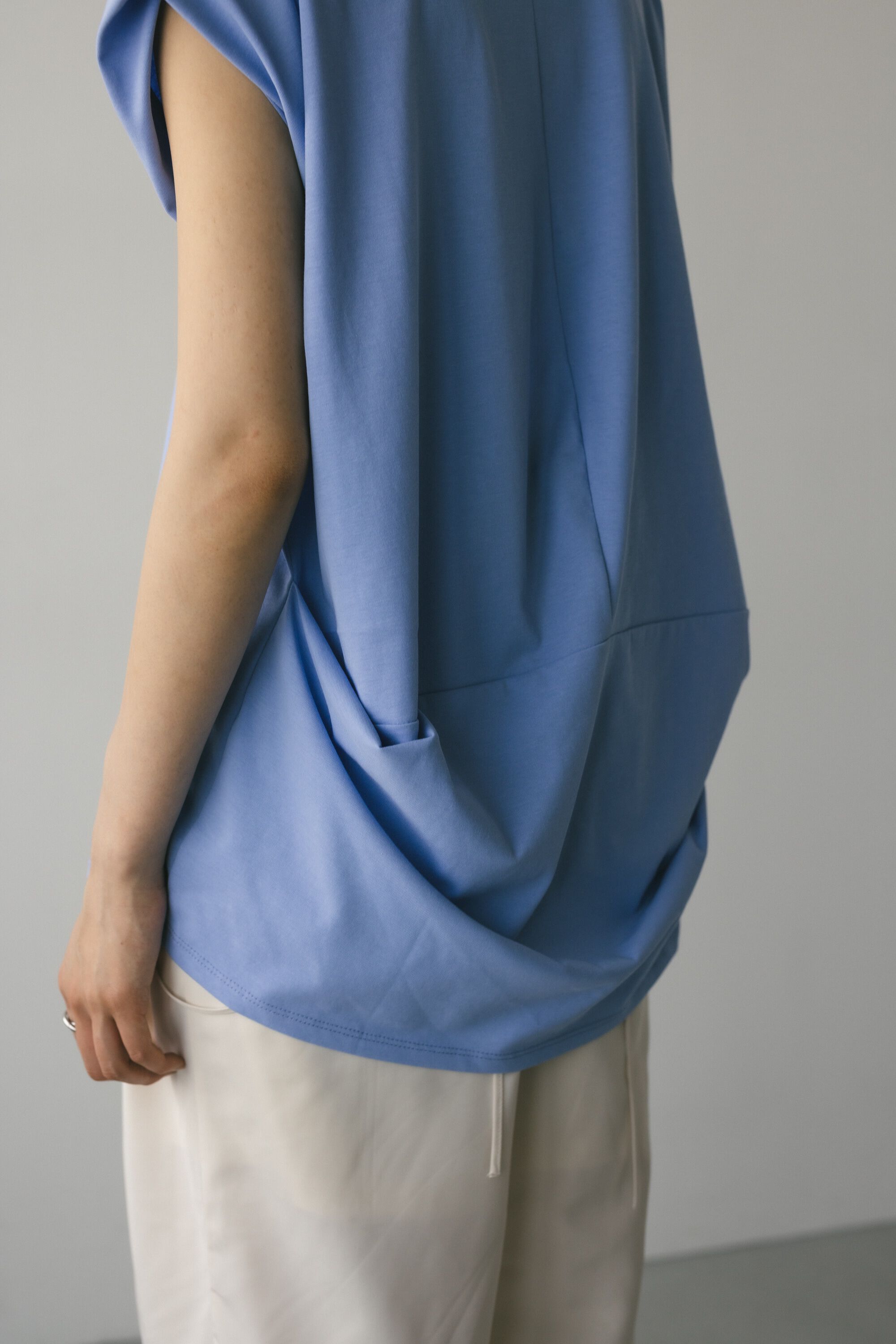 STYLEMIXER「ラウンドドレープカットトップ」|チュニック|