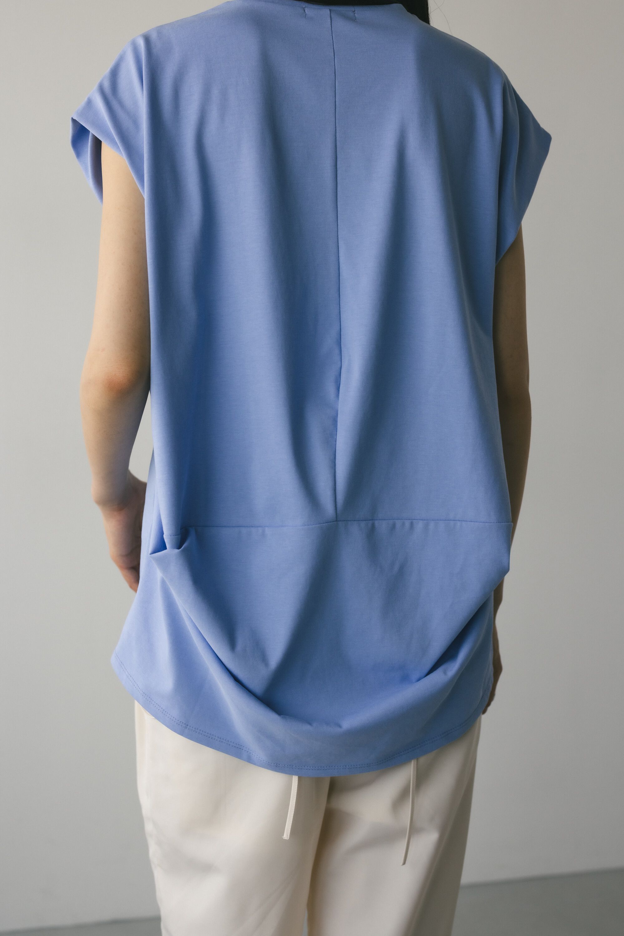 STYLEMIXER「ラウンドドレープカットトップ」|チュニック|