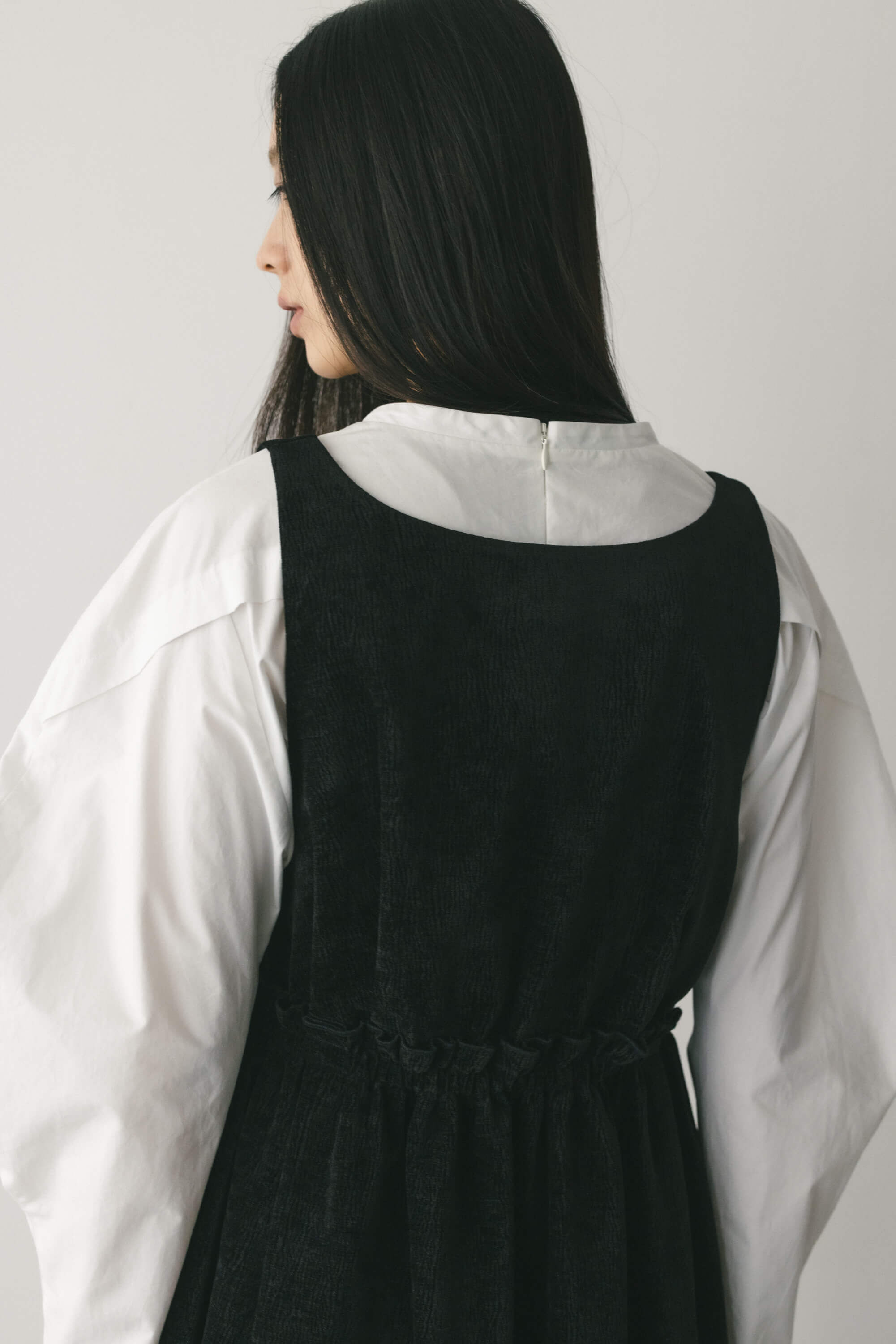 STYLEMIXER「2WAYベロアジャンパースカート」|ワンピース|