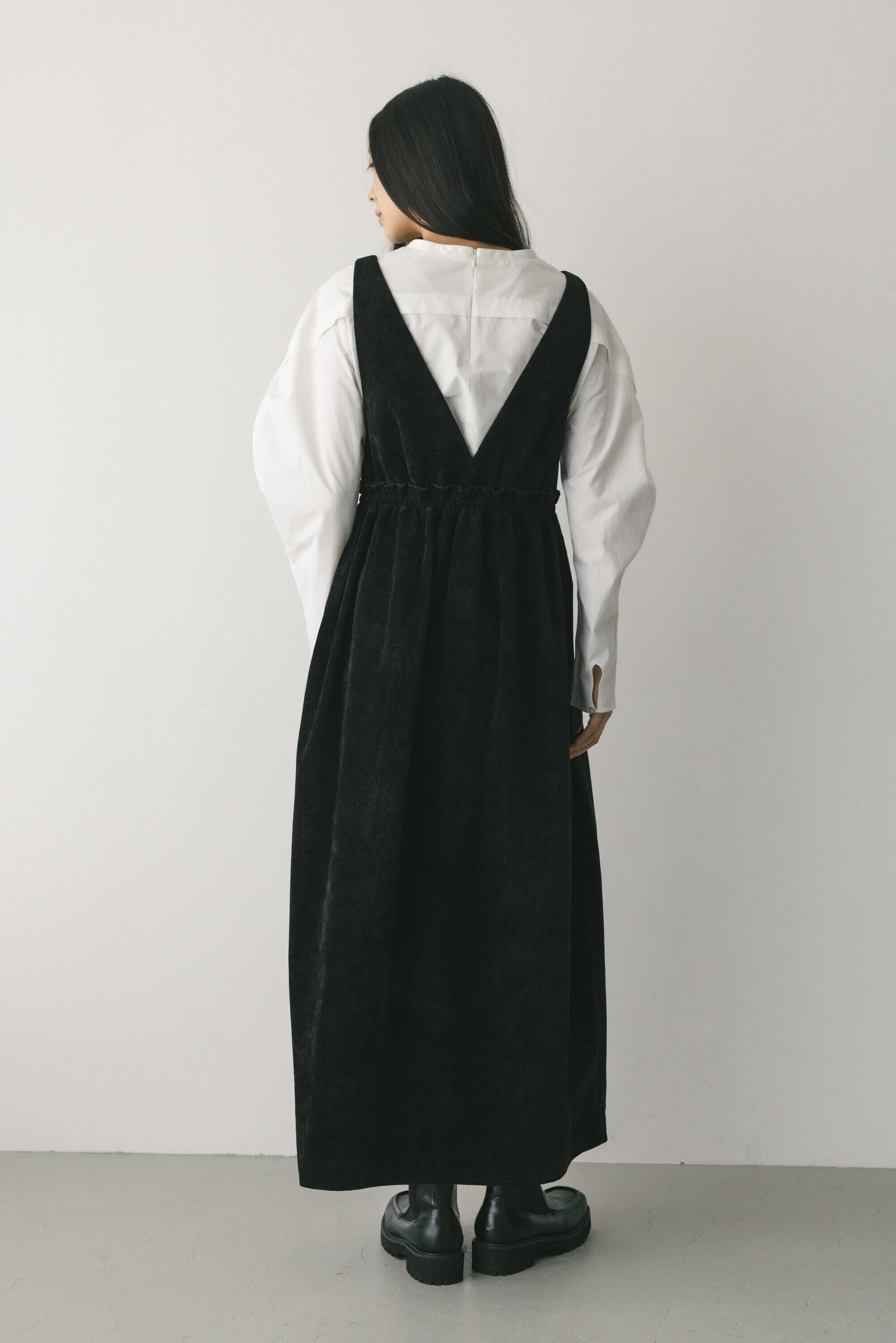 STYLEMIXER「2WAYベロアジャンパースカート」|ワンピース|