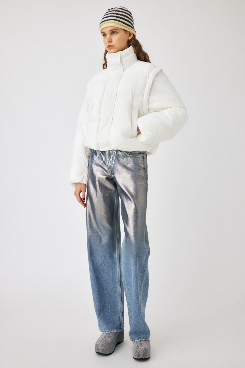 MOUSSY「CROPPED PUFFER DETACHABLE ジャケット」|その他|