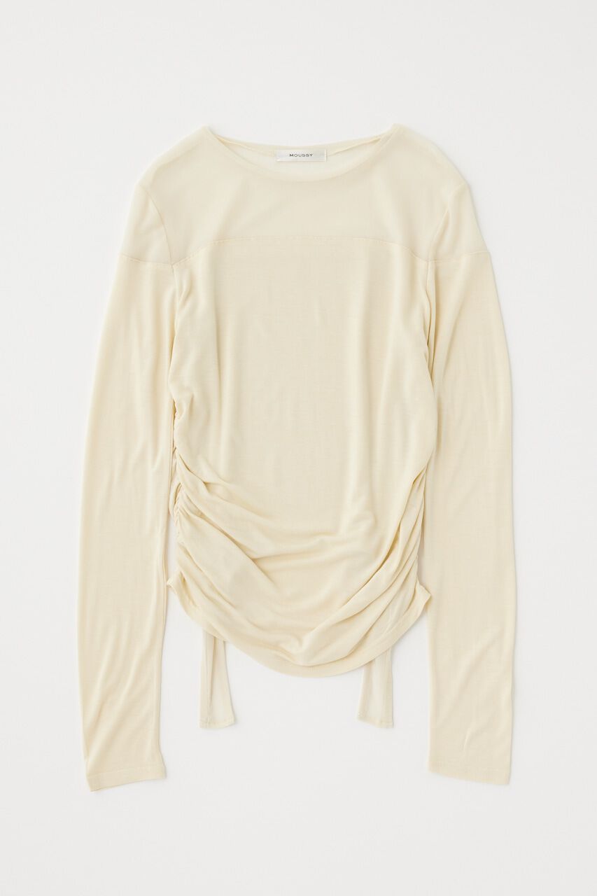 MOUSSY「SHEER LAYERED LS トップス」|Tシャツ・カットソー|