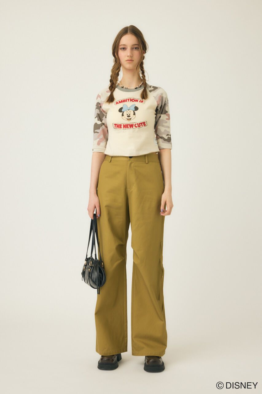 MOUSSY「MD PATCHED ラグランTシャツ / MINNIE」|Tシャツ・カットソー|