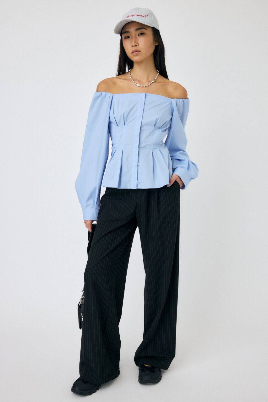 MOUSSY「OFF SHOULDER シャツ」|その他|