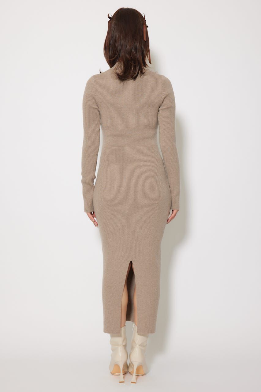 rienda「スキッパーニットワンピース」|ワンピース|