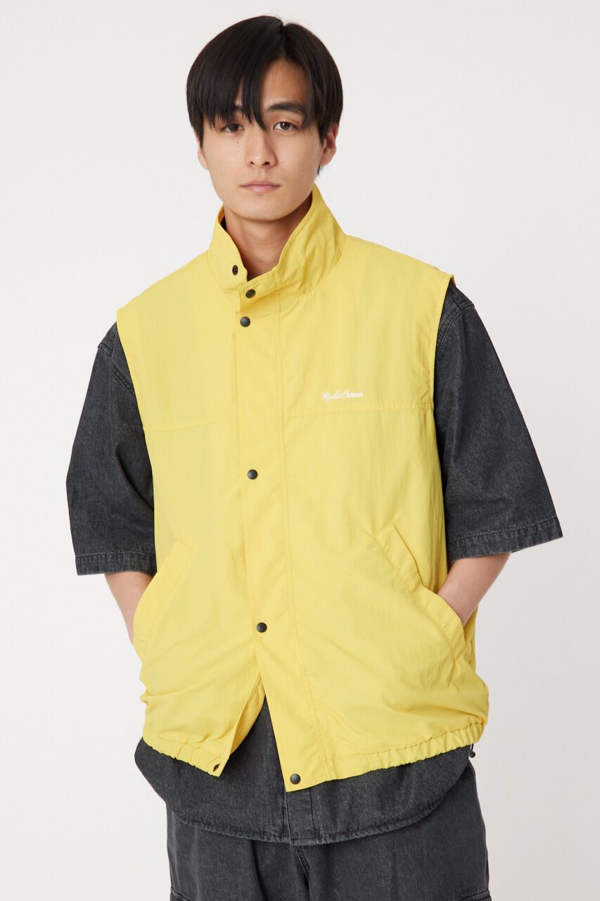 RODEO CROWNS「ワッシャーナイロンベスト」|ダウンベスト・ベスト|YEL