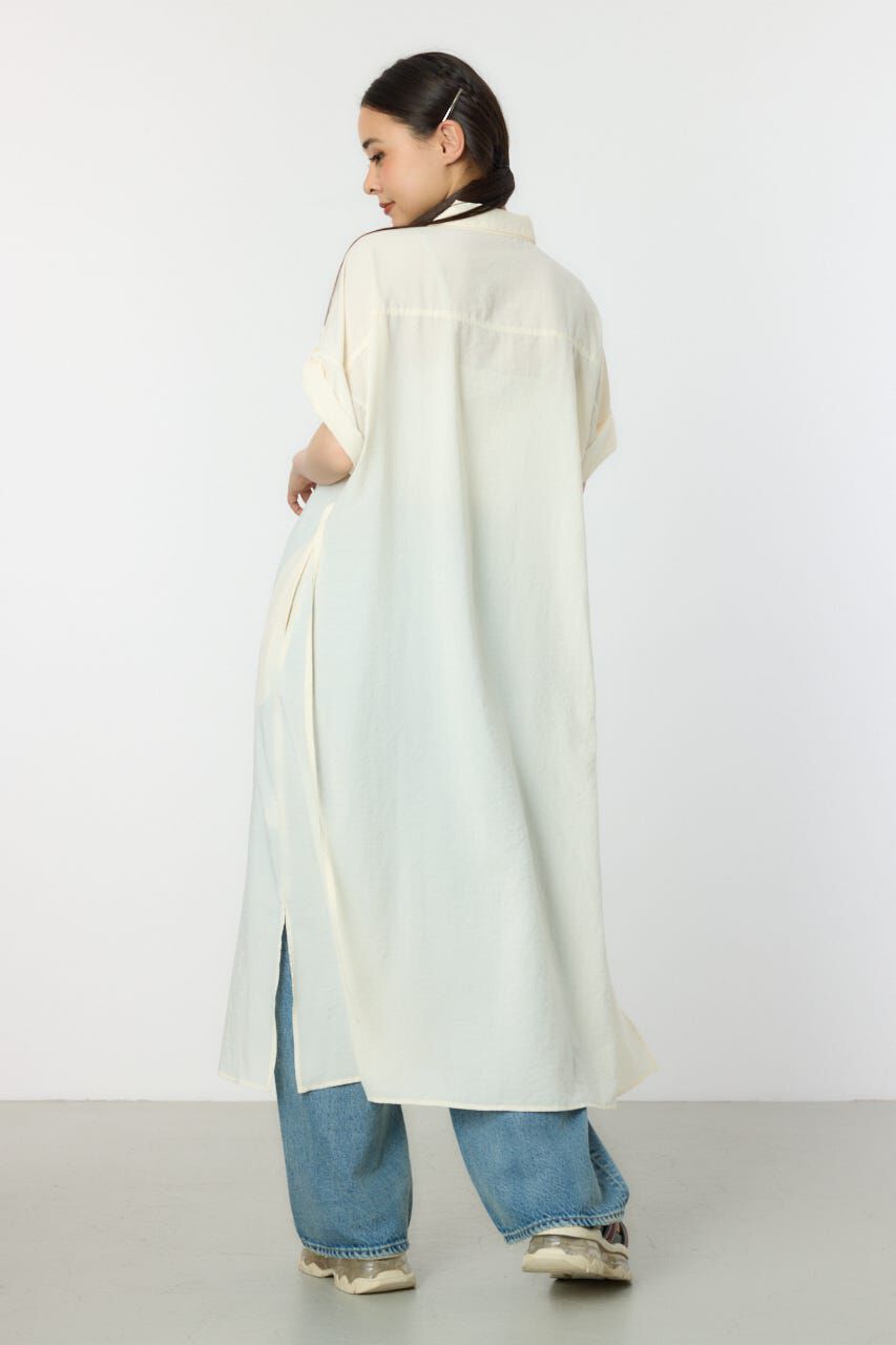 RODEO CROWNS「エアリータッチシャツワンピース」|ワンピース|