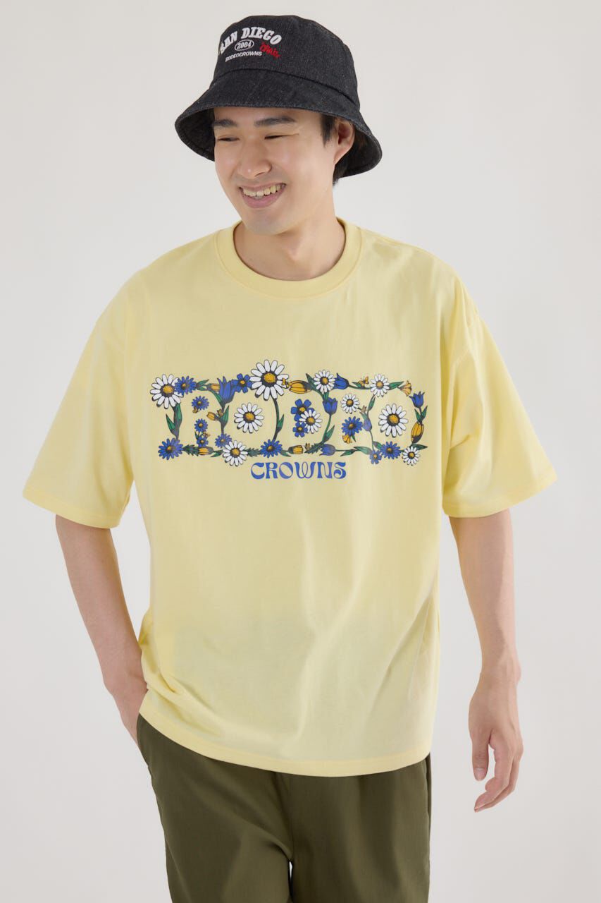 RODEO CROWNS「flower factory Tシャツ」|Tシャツ・カットソー|L/YEL1