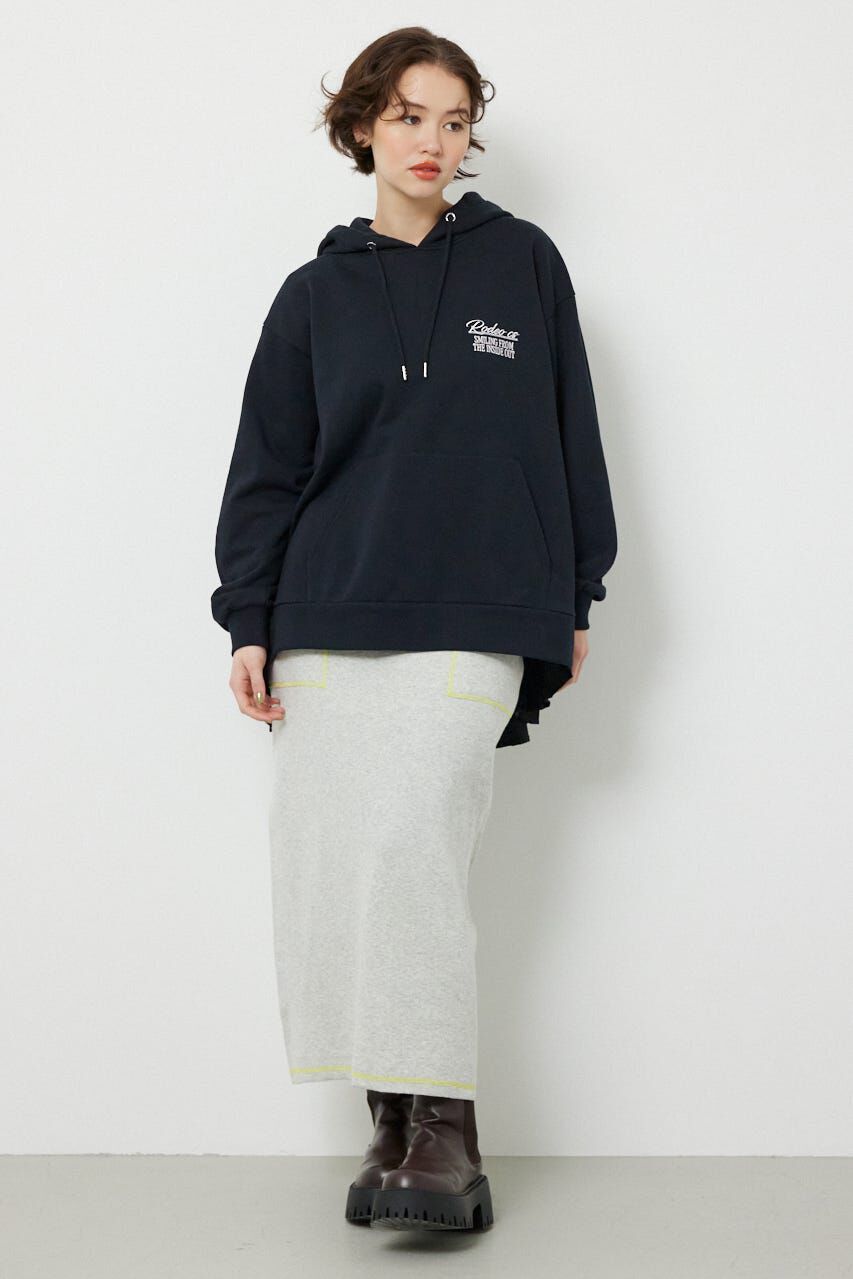 RODEO CROWNS「バックプリーツロゴパーカー」|パーカー|