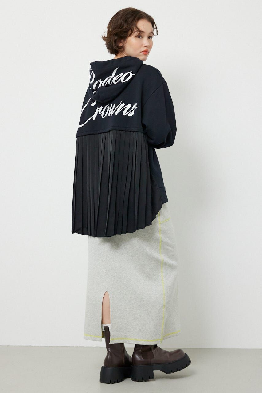 RODEO CROWNS「バックプリーツロゴパーカー」|パーカー|