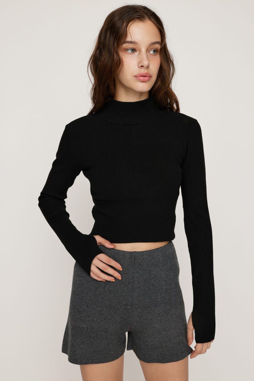 SLY「BASIC HG RIB H／N トップス」|ニット・セーター|