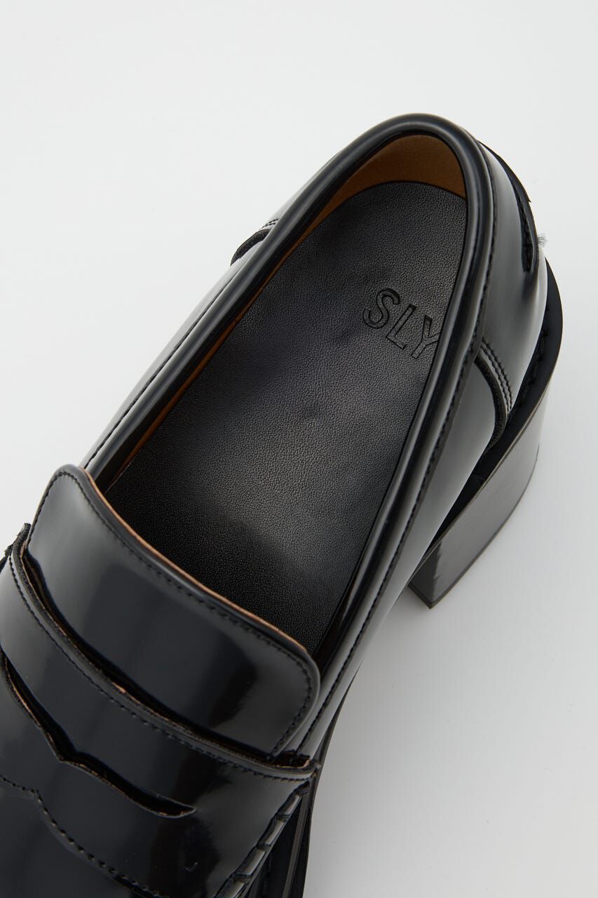 SLY「HEELED PENNY LOAFERS」|ローファー|