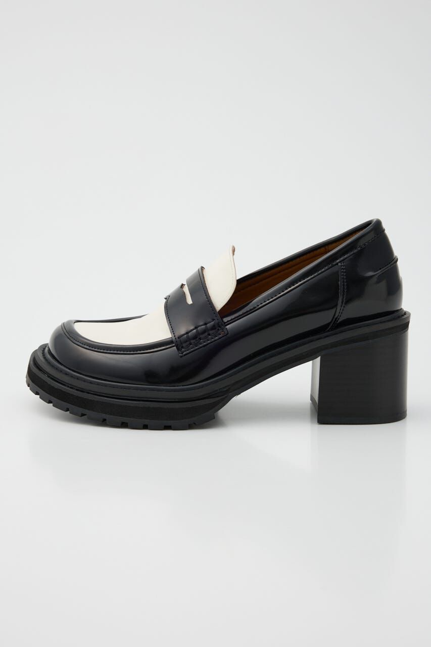 SLY「HEELED PENNY LOAFERS」|ローファー|