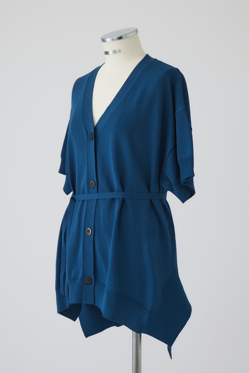 RIM.ARK 「Hem design wide knit CD」|カーディガン|