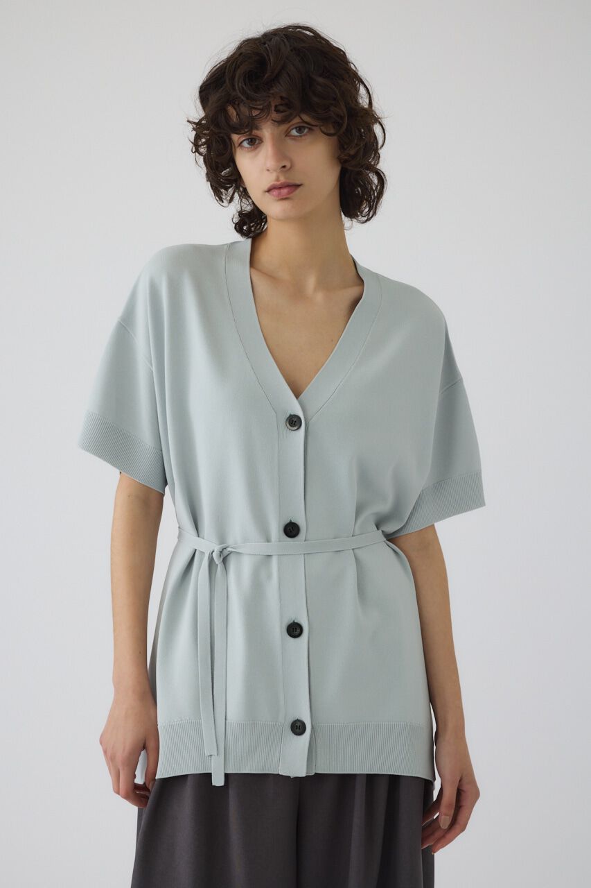 RIM.ARK 「Hem design wide knit CD」|カーディガン|