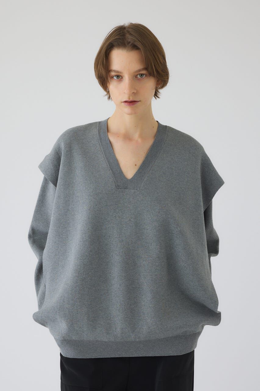 RIM.ARK 「Side open oversized knit PO」|ニット・セーター|