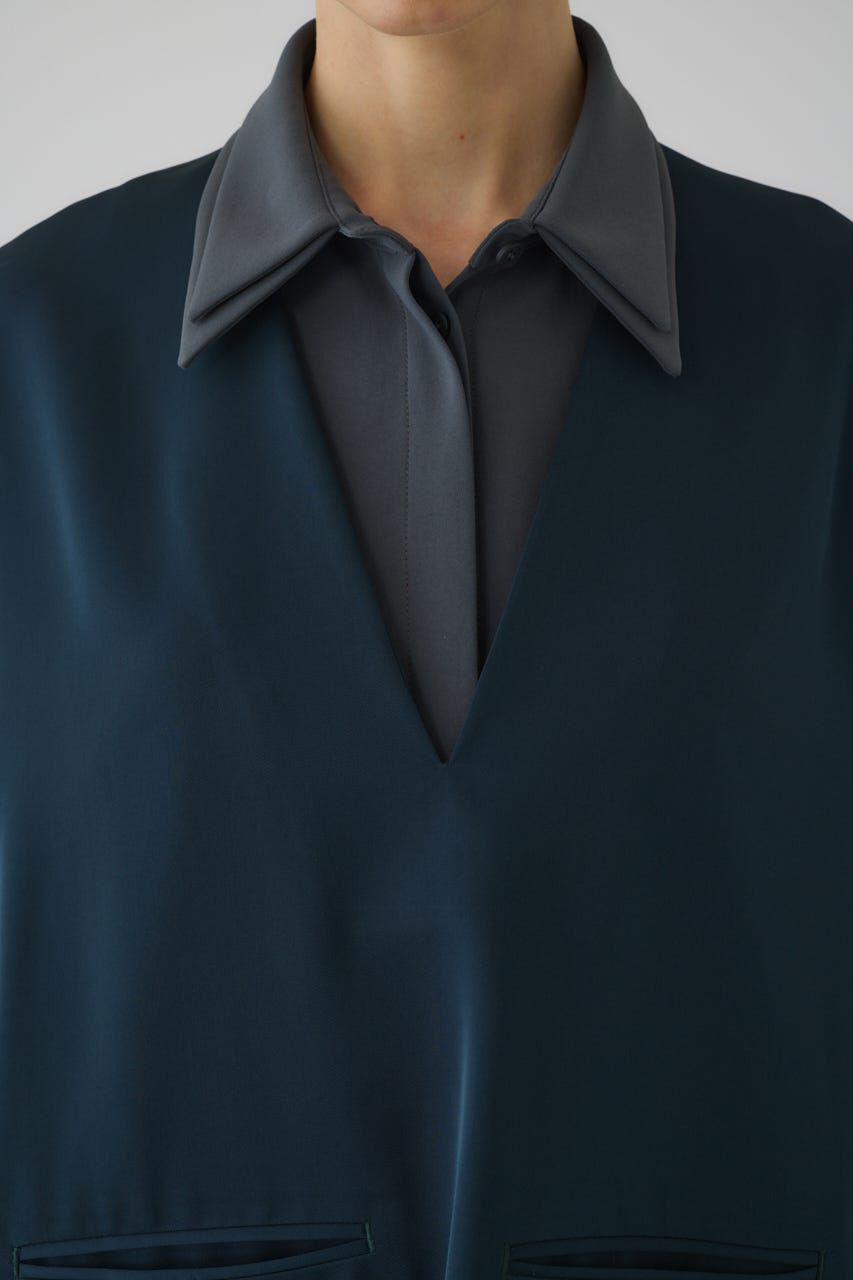 RIM.ARK 「Sharp neck cape」|シャツ・ブラウス|