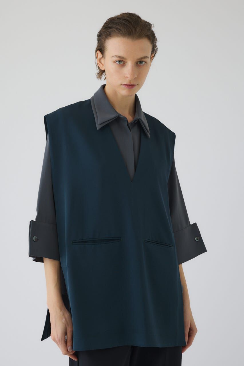 RIM.ARK 「Sharp neck cape」|シャツ・ブラウス|