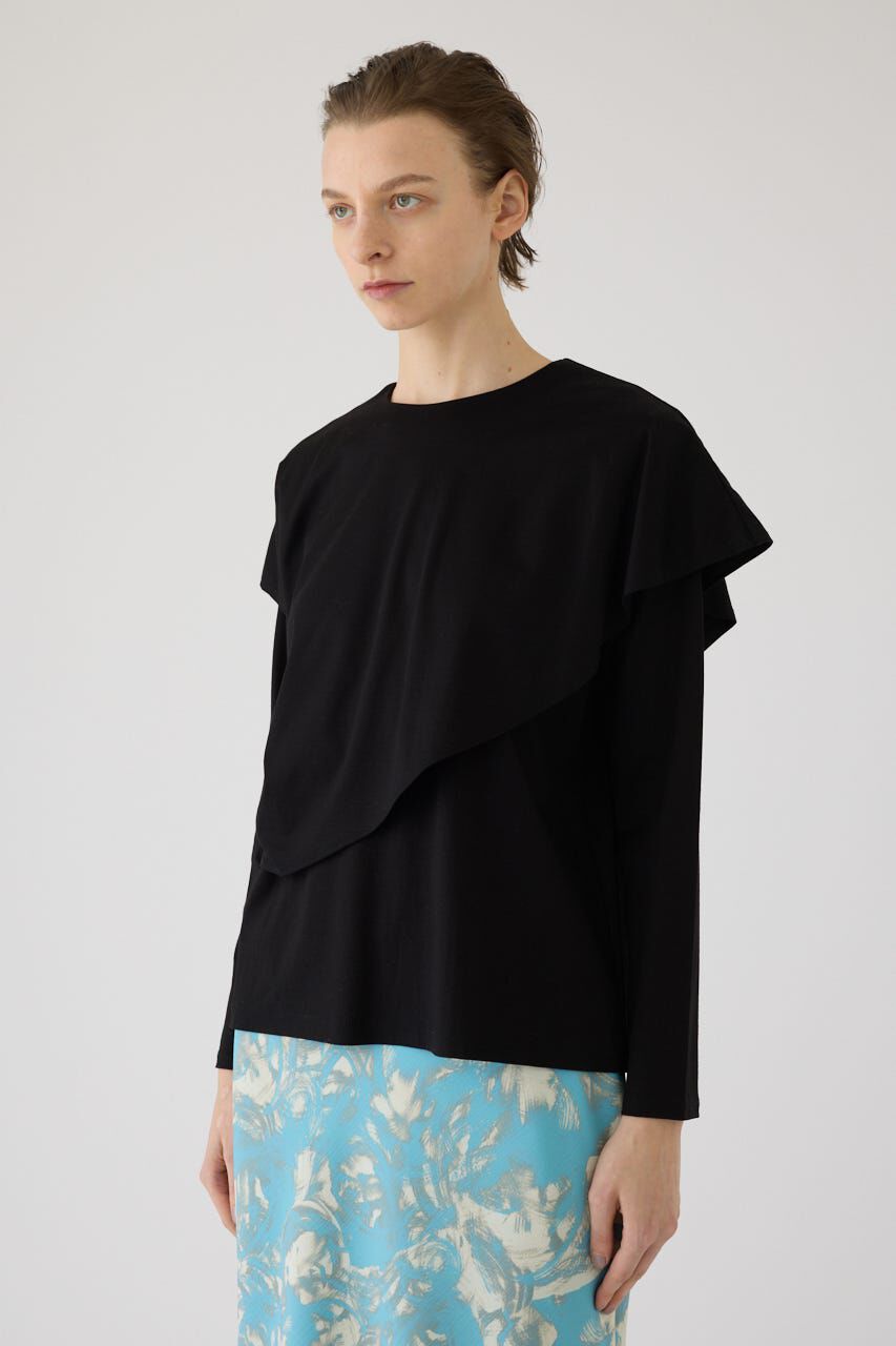 RIM.ARK 「Layered gather cut tops」|Tシャツ・カットソー|
