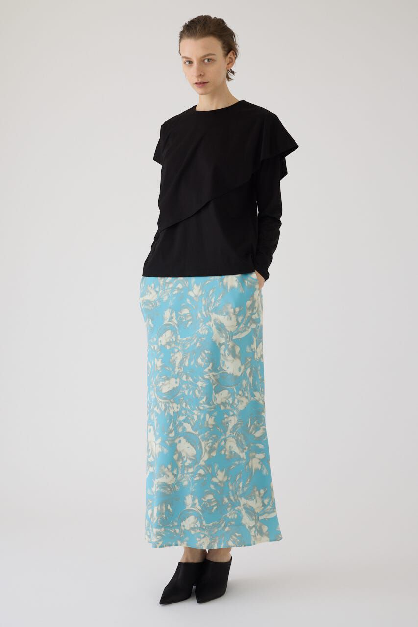 RIM.ARK 「Layered gather cut tops」|Tシャツ・カットソー|