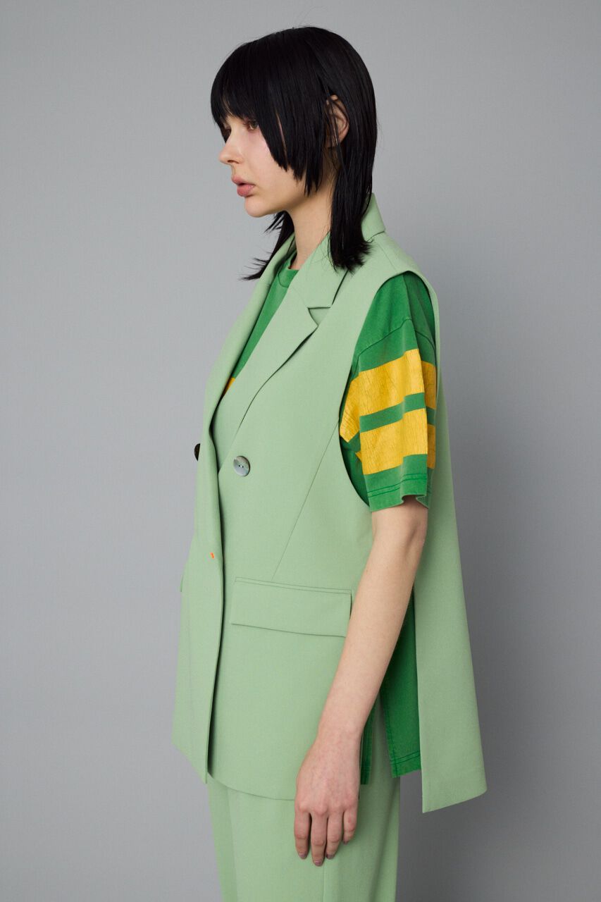 HeRIN.CYE「Side open gilet」|ダウンベスト・ベスト|