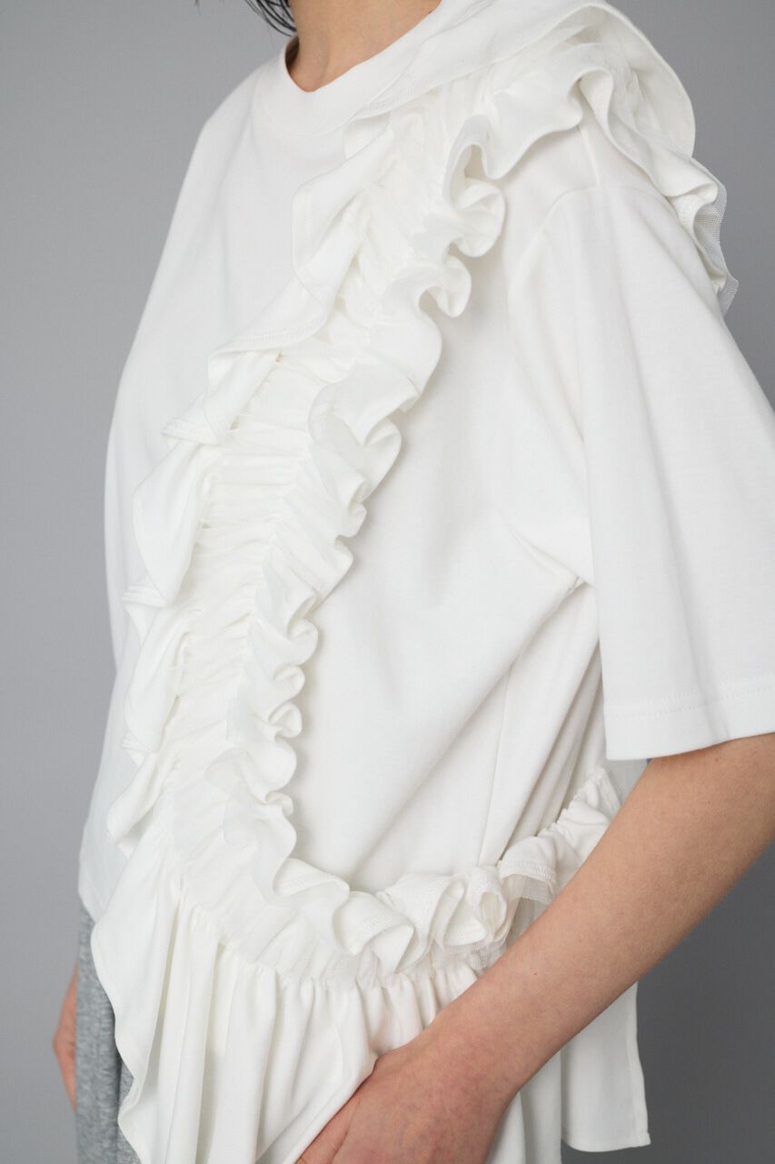 HeRIN.CYE「Many frill cut tops」|シャツ・ブラウス|