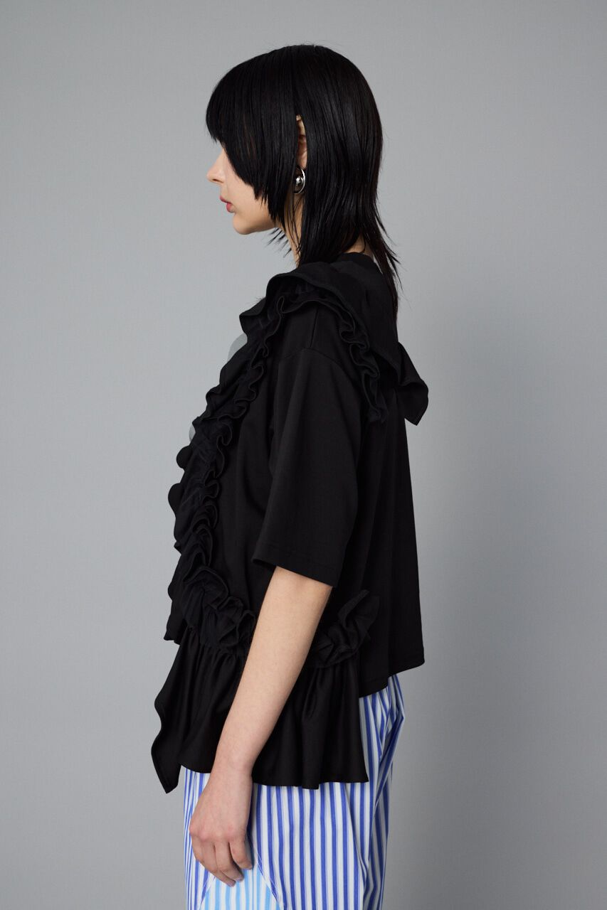 HeRIN.CYE「Many frill cut tops」|シャツ・ブラウス|