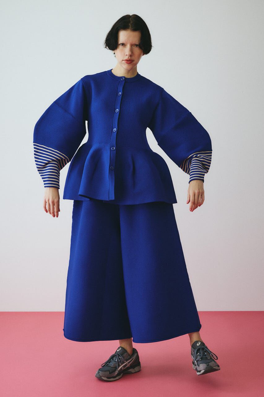 HeRIN.CYE「Border sleeve knit tops」|ニット・セーター|