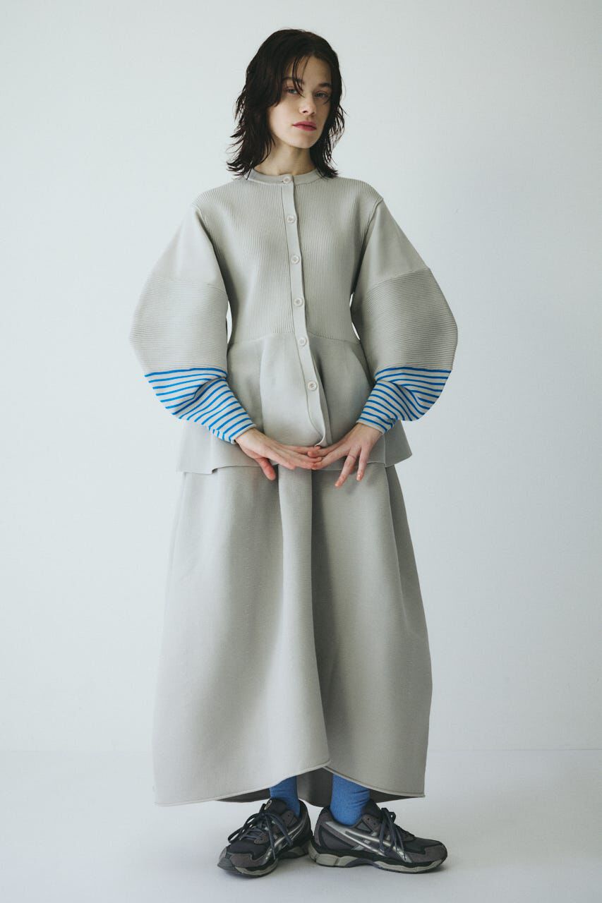 HeRIN.CYE「Border sleeve knit tops」|ニット・セーター|