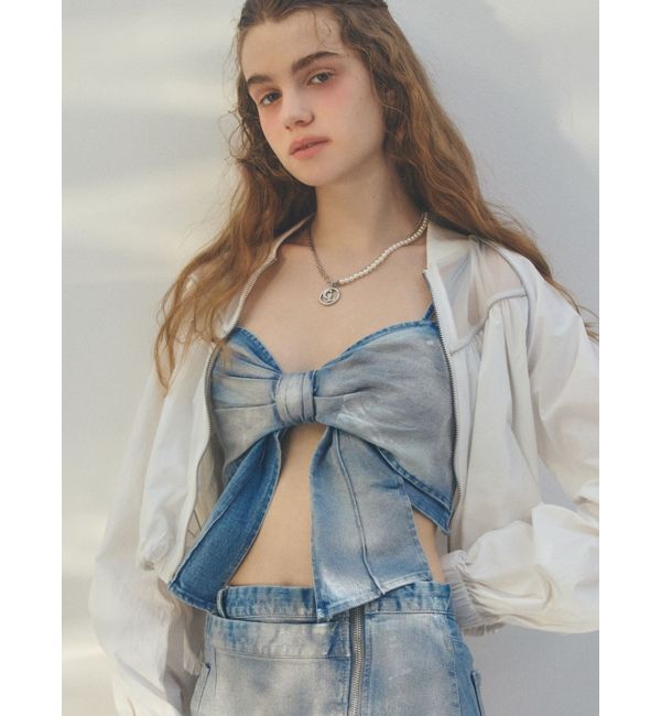 CALNAMUR「SHEER SHORT BLOUSON/シアーショートブルゾン」|ブルゾン・スタジャン|