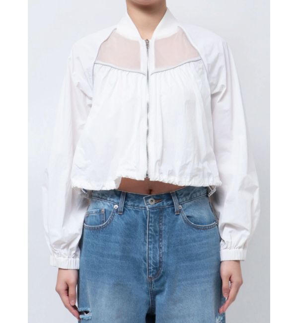 CALNAMUR「SHEER SHORT BLOUSON/シアーショートブルゾン」|ブルゾン・スタジャン|