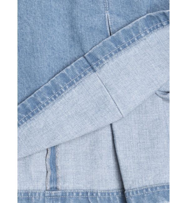 CALNAMUR「DENIM TUCK MINI SK/デニムタックミニスカート」|スカート|
