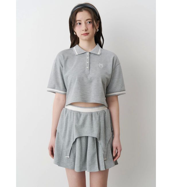 CALNAMUR「POLO&times;SK SET UP/ポロ&times;スカートセットアップ【セットアイテム】」|ワンピース|
