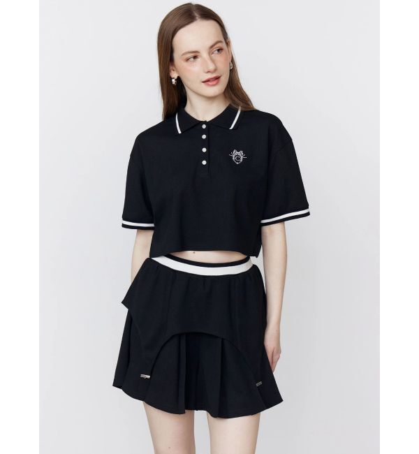 CALNAMUR「POLO&times;SK SET UP/ポロ&times;スカートセットアップ【セットアイテム】」|ワンピース|