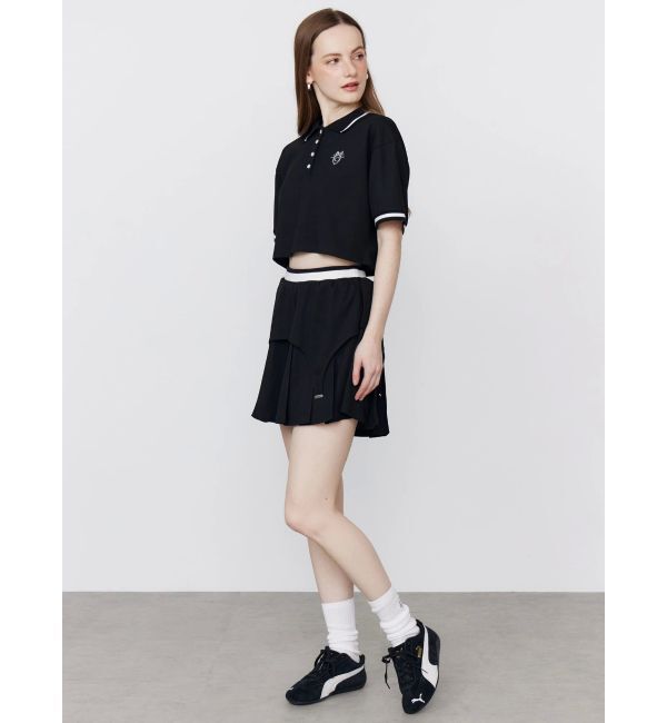 CALNAMUR「POLO&times;SK SET UP/ポロ&times;スカートセットアップ【セットアイテム】」|ワンピース|