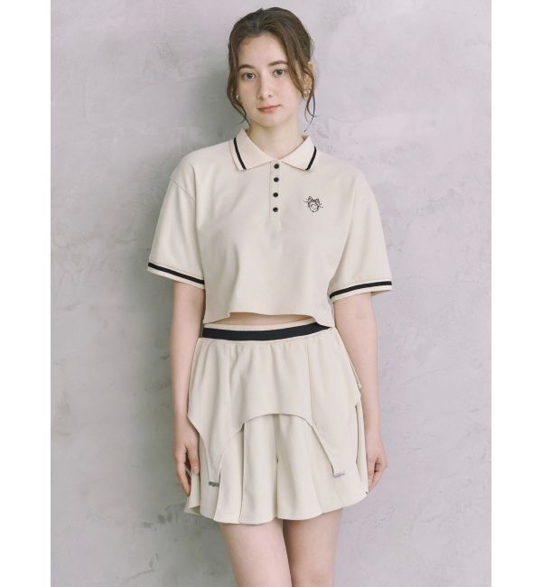 CALNAMUR「POLO&times;SK SET UP/ポロ&times;スカートセットアップ【セットアイテム】」|ワンピース|