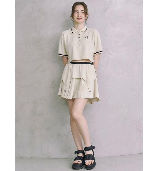 CALNAMUR「POLO&times;SK SET UP/ポロ&times;スカートセットアップ【セットアイテム】」|ワンピース|