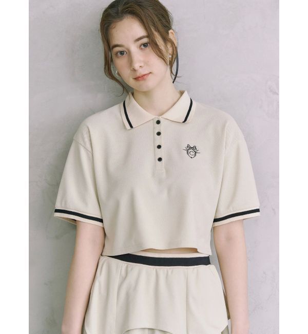 CALNAMUR「POLO&times;SK SET UP/ポロ&times;スカートセットアップ【セットアイテム】」|ワンピース|