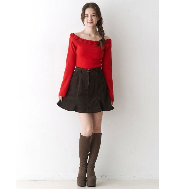 CALNAMUR「デニムミニスカート」|スカート|