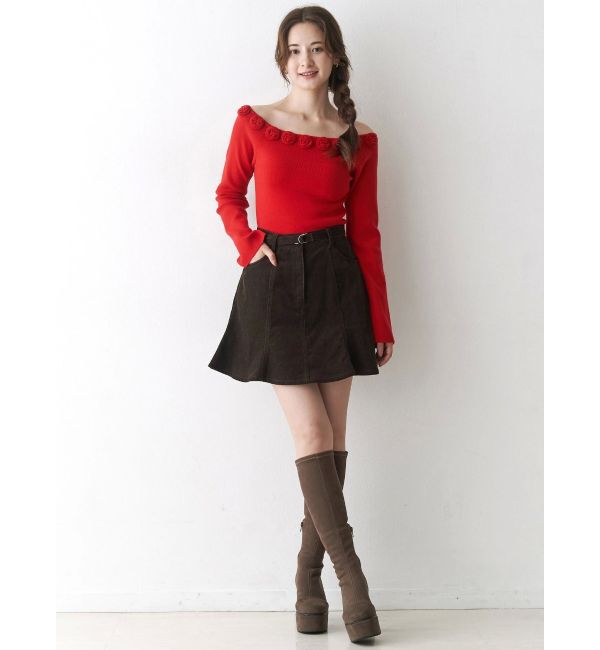 CALNAMUR「デニムミニスカート」|スカート|