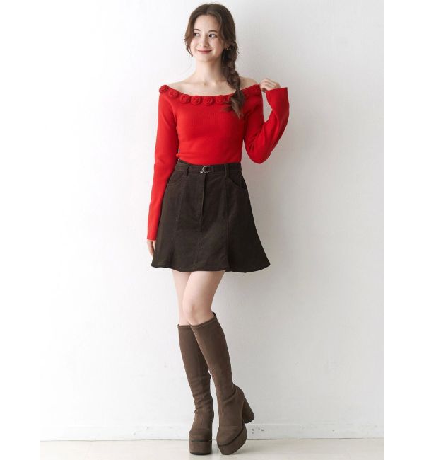 CALNAMUR「デニムミニスカート」|スカート|