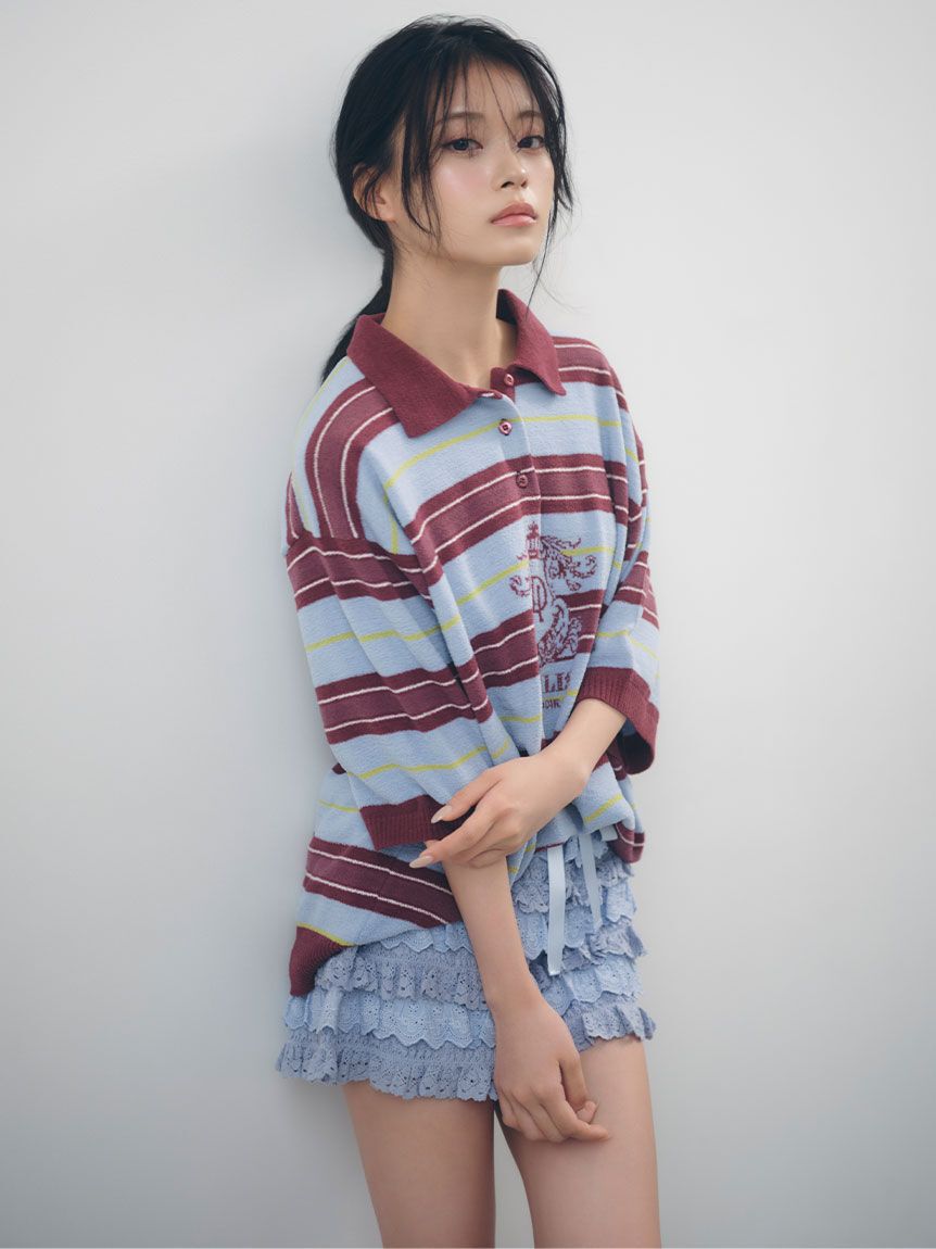 SNIDEL HOME「フリルレースカットショートパンツ」|ルームウェア|