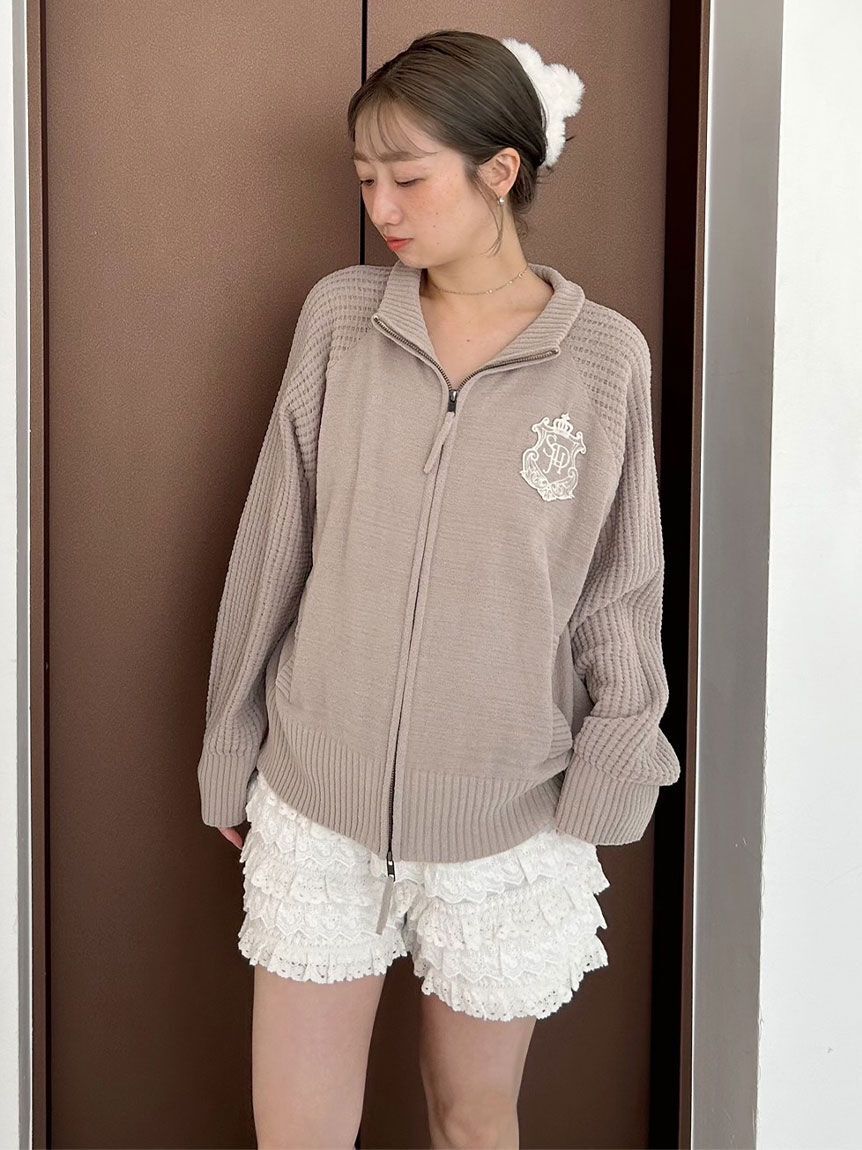 SNIDEL HOME「フリルレースカットショートパンツ」|ルームウェア|