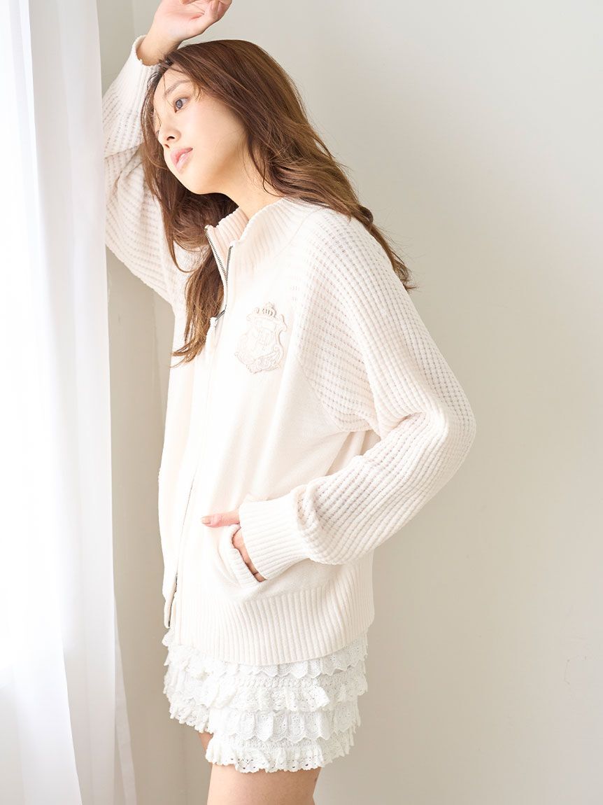 SNIDEL HOME「フリルレースカットショートパンツ」|ルームウェア|