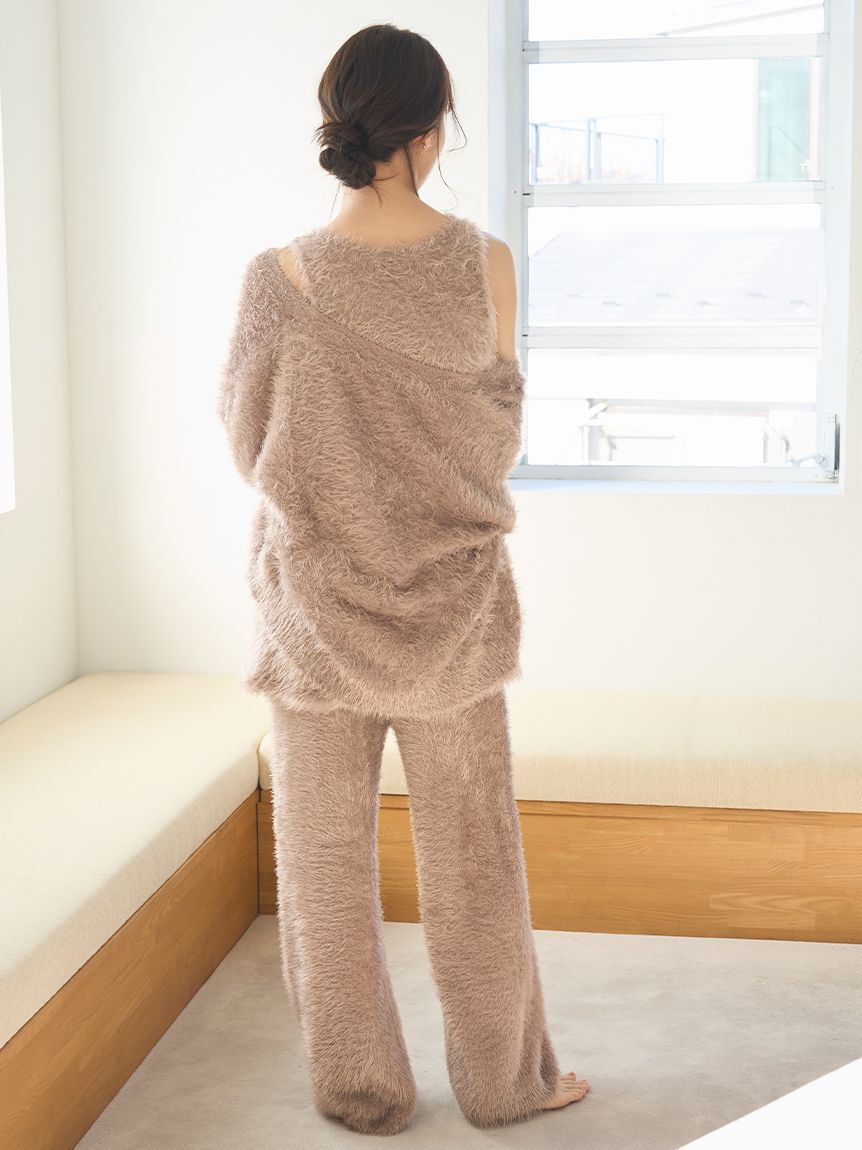 SNIDEL HOME「シャギーニットカーディガン」|ルームウェア|