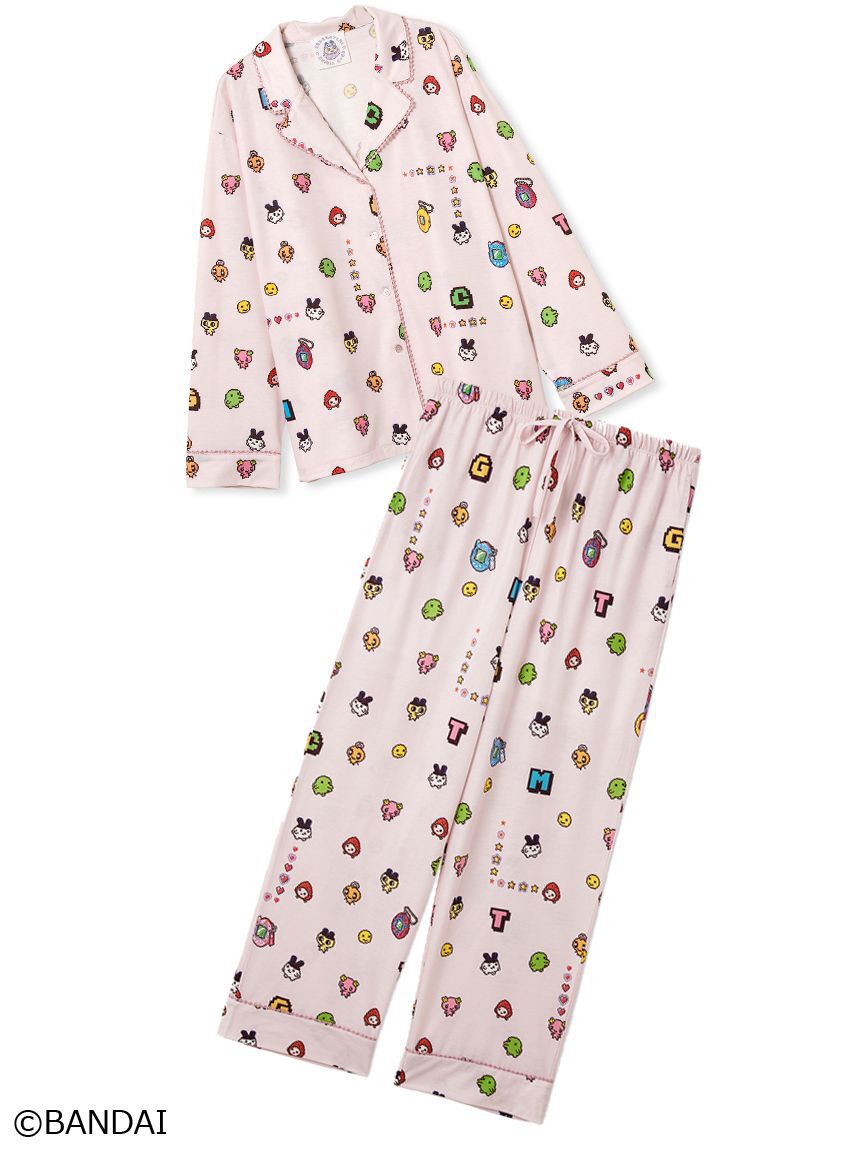 SNIDEL HOME「【WEB限定】【セット商品】【たまごっち】開襟シャツ＆ロングパンツSET」|ルームウェア|LPNK