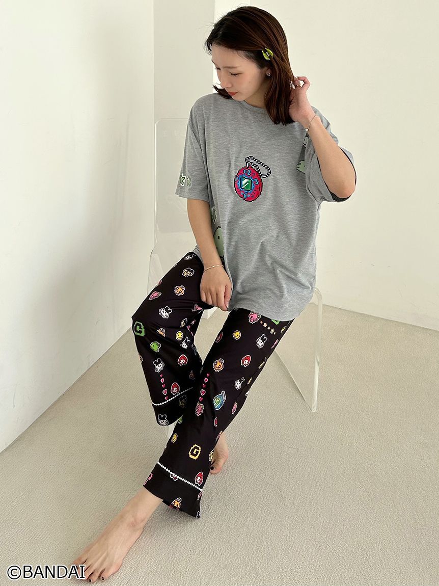 SNIDEL HOME「【たまごっち】ロングパンツ」|ルームウェア|