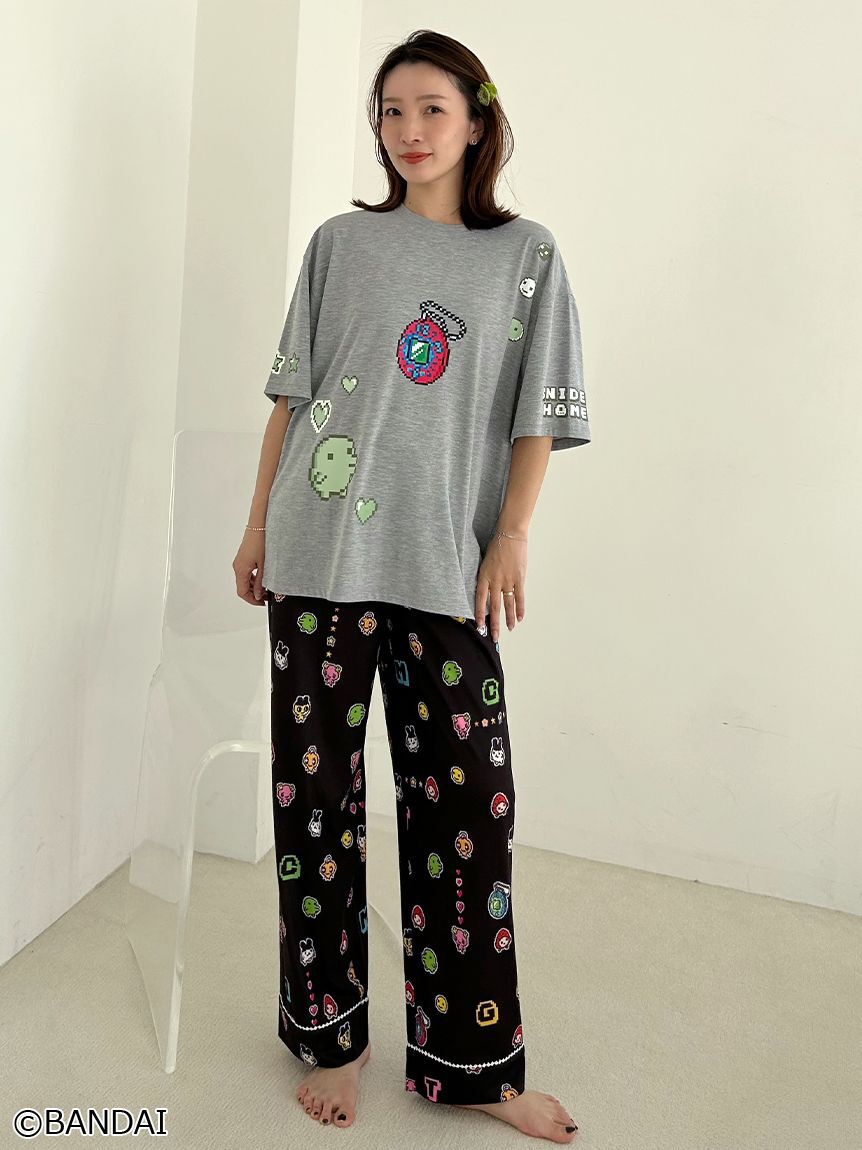 SNIDEL HOME「【たまごっち】ロングパンツ」|ルームウェア|