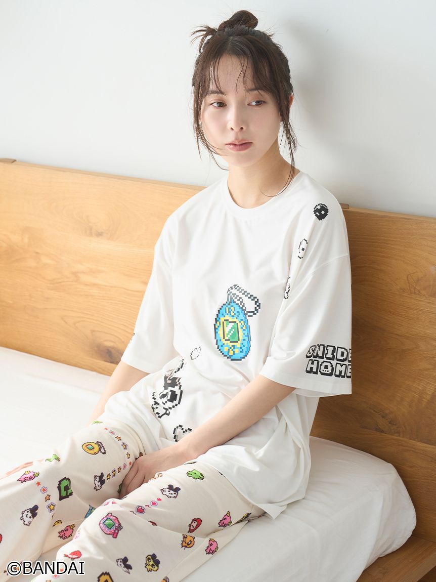 SNIDEL HOME「【たまごっち】ロングパンツ」|ルームウェア|